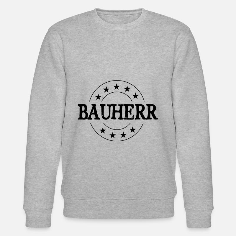 Constructeur Haus Bau - Sweat bio CHANGER Stanley/Stella Unisexe - gris chiné
