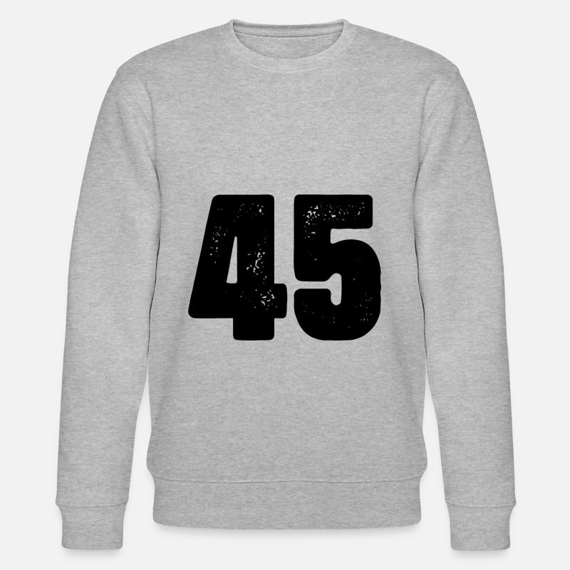 Maillot à 45 chiffres - Sweat bio CHANGER Stanley/Stella Unisexe - gris chiné