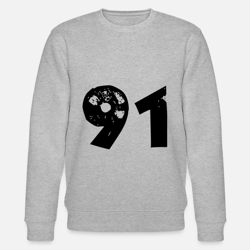 Numéro 91 - Sweat bio CHANGER Stanley/Stella Unisexe - gris chiné