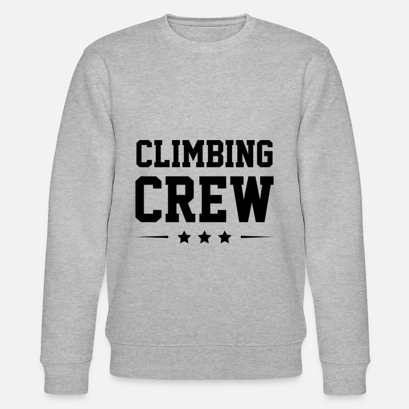 Climbing Crew - Stanley/Stella Unisex Bio-Sweatshirt CHANGER  - Grau meliert