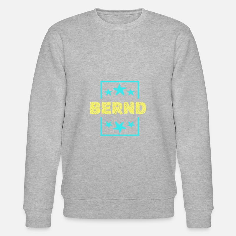 Vorname Bernd - Stanley/Stella Unisex Bio-Sweatshirt CHANGER  - Grau meliert