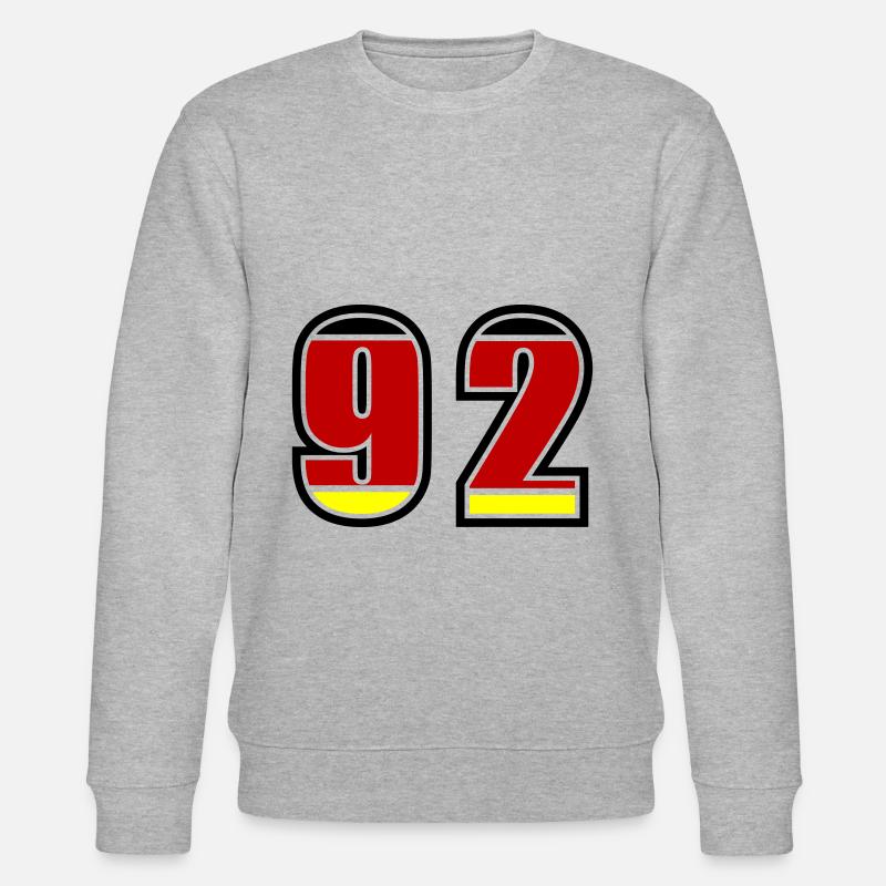 92 Numéro Allemagne Jersey - Sweat bio CHANGER Stanley/Stella Unisexe - gris chiné
