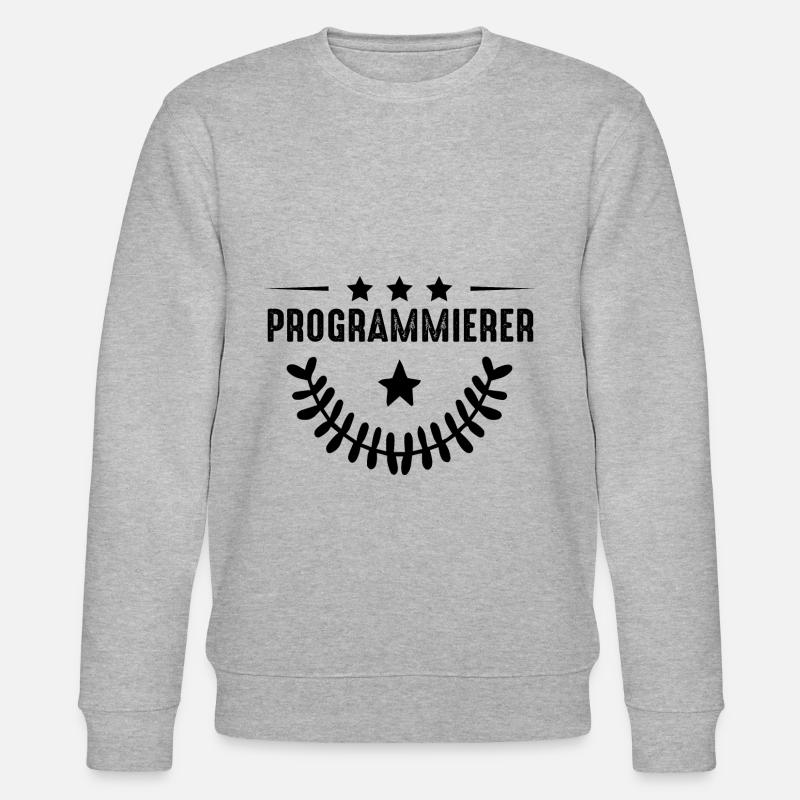 Programmer profession - Stanley/Stella CHANGER Unisex Organic Sweatshirt - heather grey