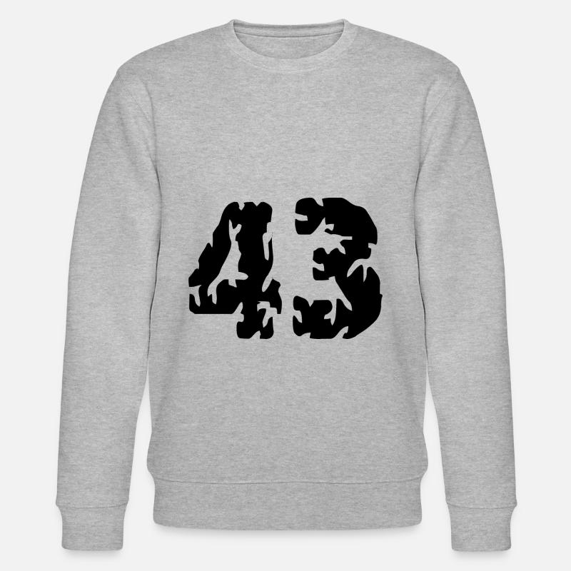 43 Maillot numéro - Sweat bio CHANGER Stanley/Stella Unisexe - gris chiné