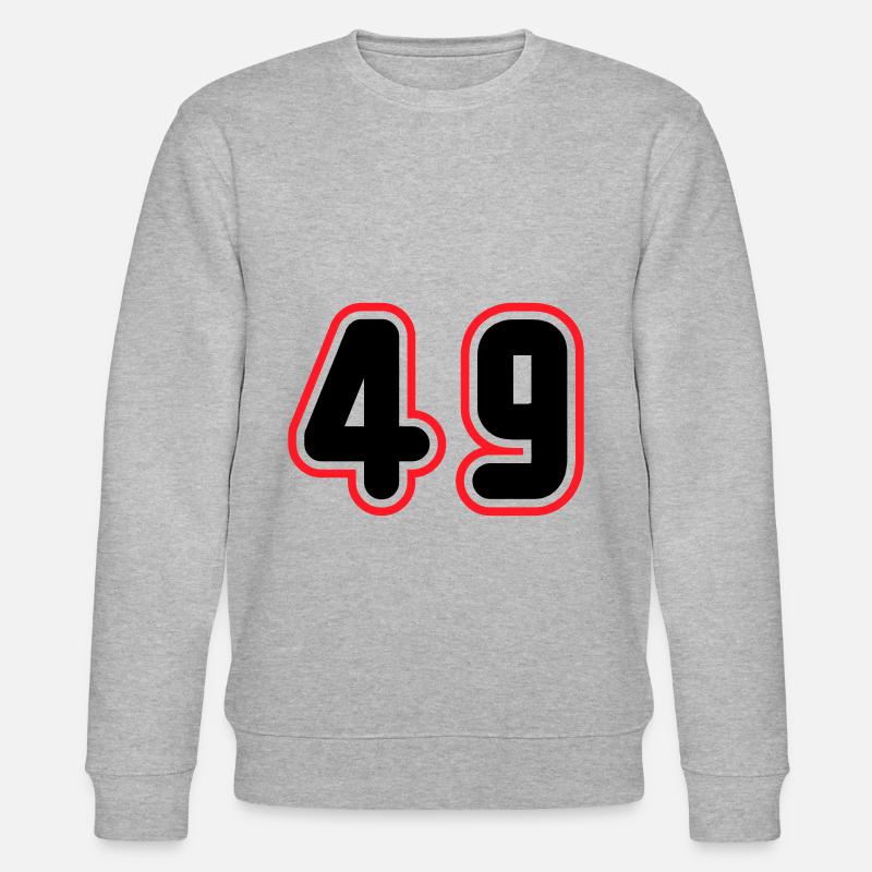 49 Numéro de numéro - Sweat bio CHANGER Stanley/Stella Unisexe - gris chiné