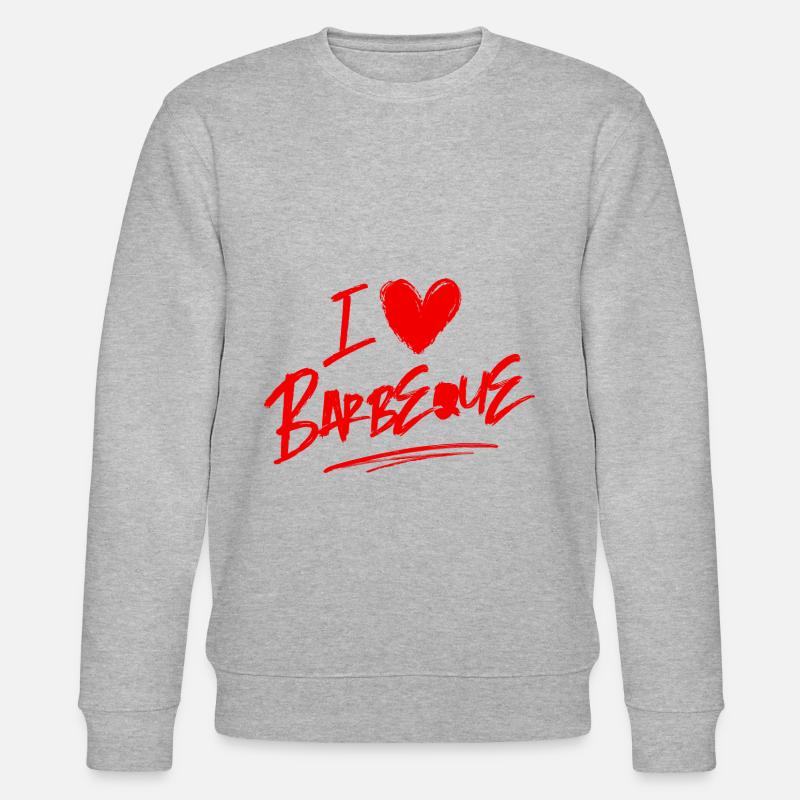 J’adore le barbecue - Sweat bio CHANGER Stanley/Stella Unisexe - gris chiné