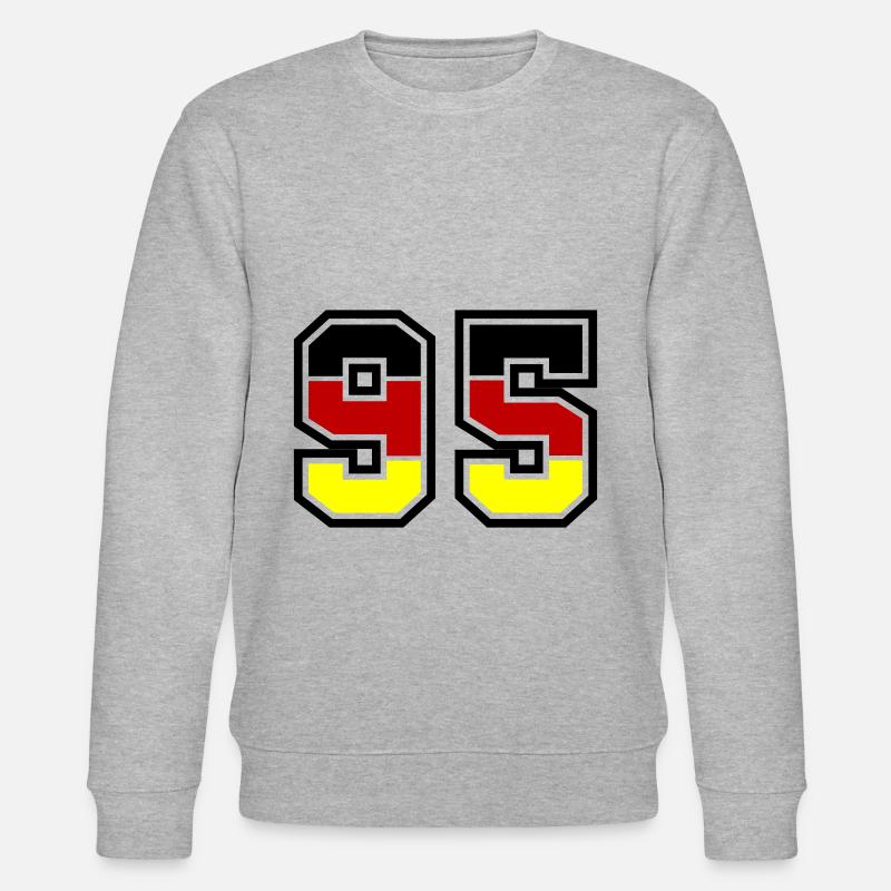 95 Symbole numérique Allemagne - Sweat bio CHANGER Stanley/Stella Unisexe - gris chiné