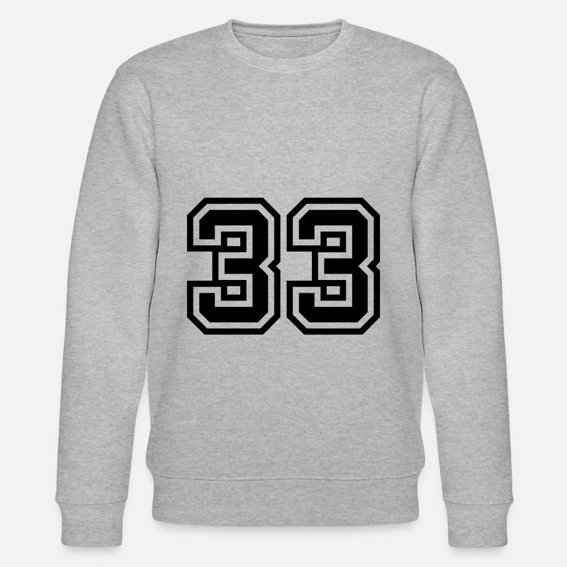 33 Symbole numérique - Sweat bio CHANGER Stanley/Stella Unisexe - gris chiné
