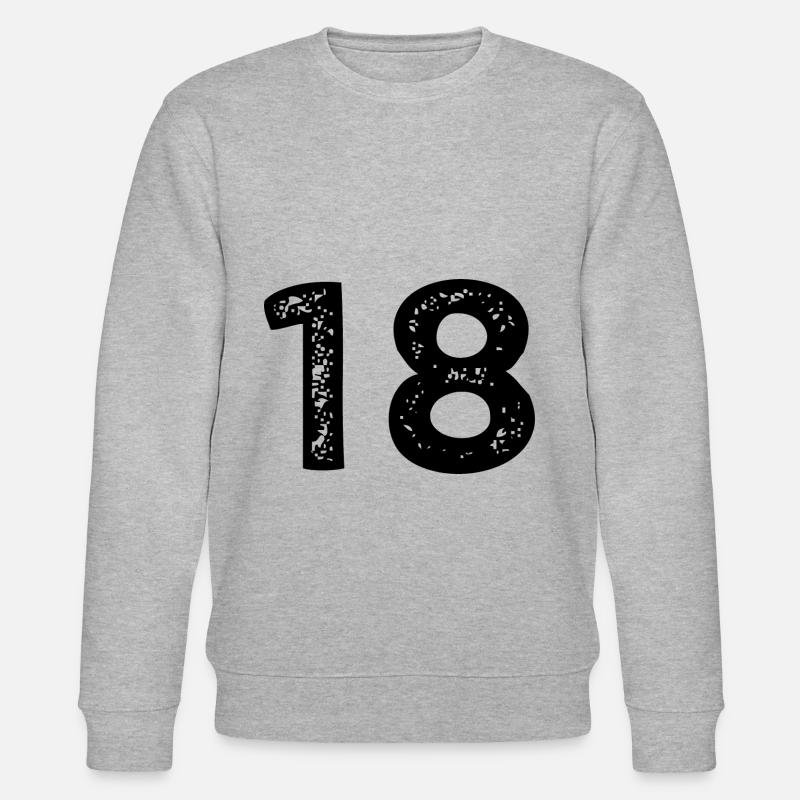 Maillot à 18 chiffres - Sweat bio CHANGER Stanley/Stella Unisexe - gris chiné