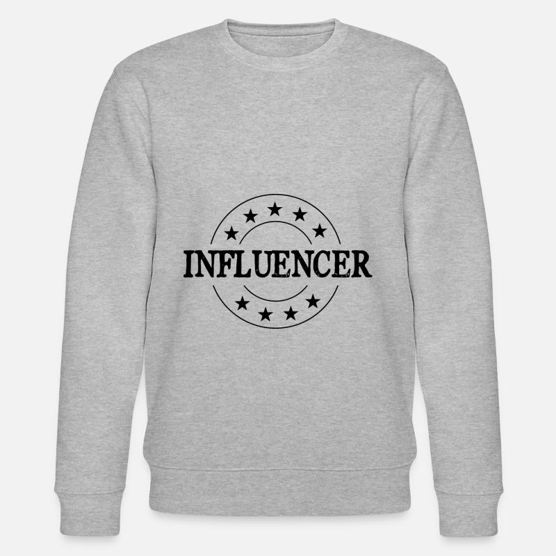Influencer Beruf - Stanley/Stella Unisex Bio-Sweatshirt CHANGER  - Grau meliert