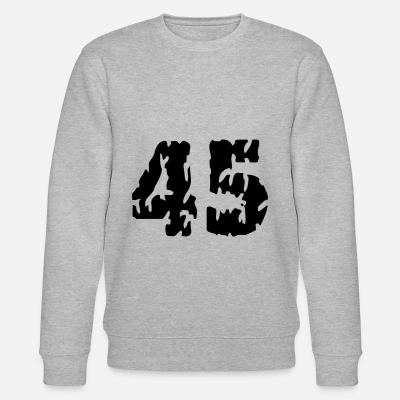 Maillot 45 Numéro - Sweat bio CHANGER Stanley/Stella Unisexe - gris chiné