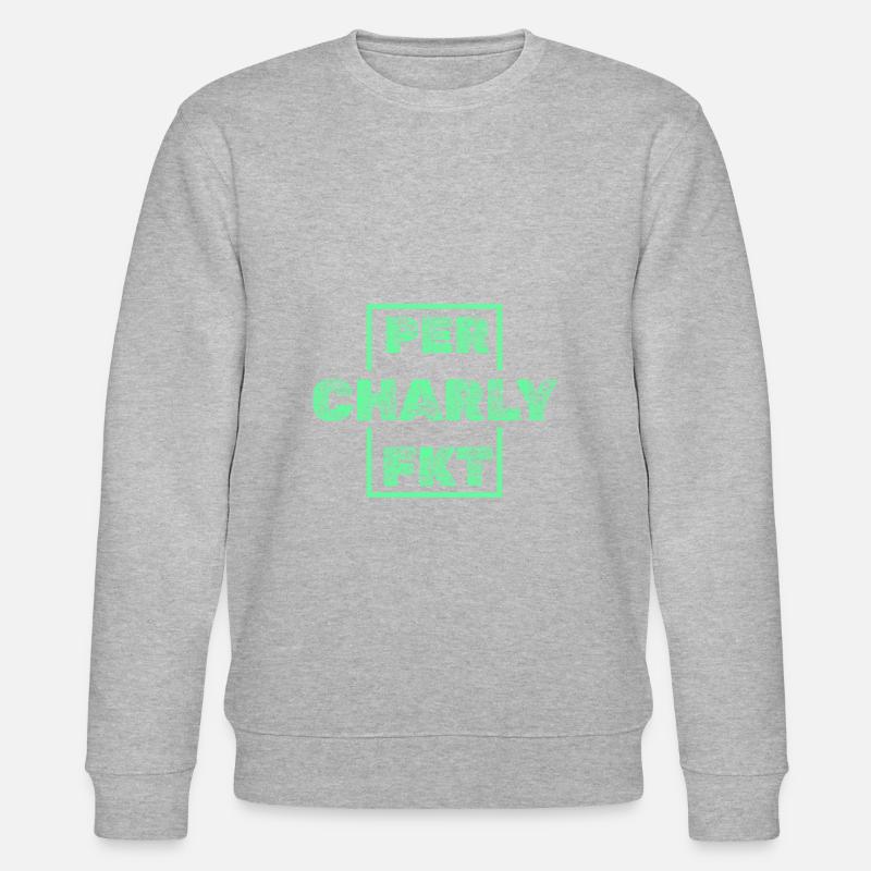 Vorname Charly - Stanley/Stella Unisex Bio-Sweatshirt CHANGER - Grau meliert