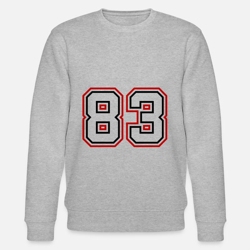 83 Numéro de numéro - Sweat bio CHANGER Stanley/Stella Unisexe - gris chiné