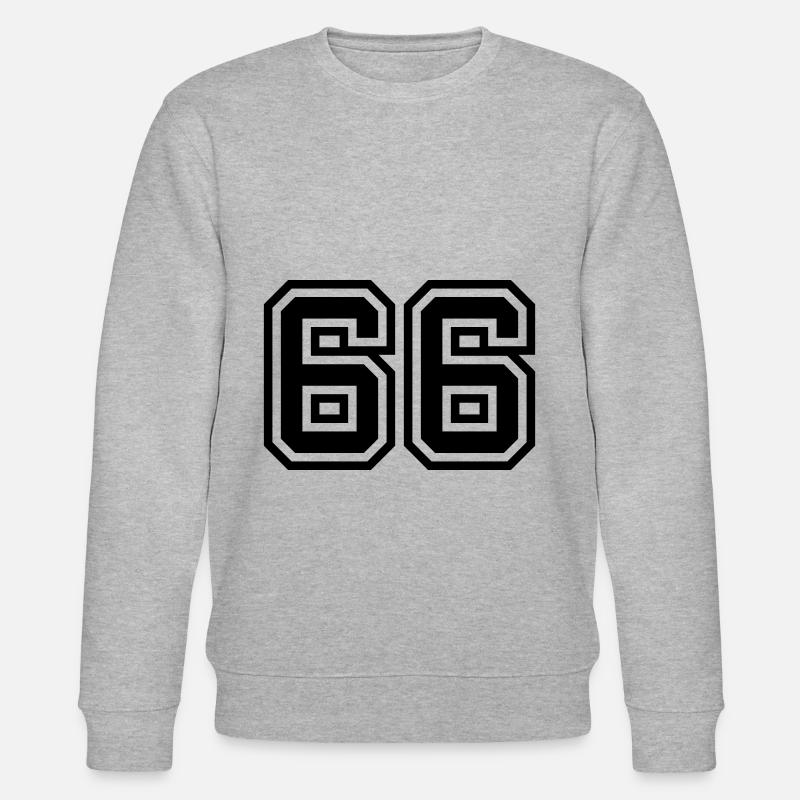 Symbole numérique 66 - Sweat bio CHANGER Stanley/Stella Unisexe - gris chiné