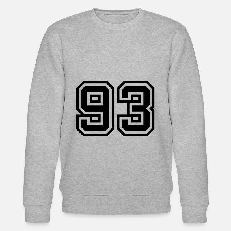93 Symbole numérique - Sweat bio CHANGER Stanley/Stella Unisexe - gris chiné