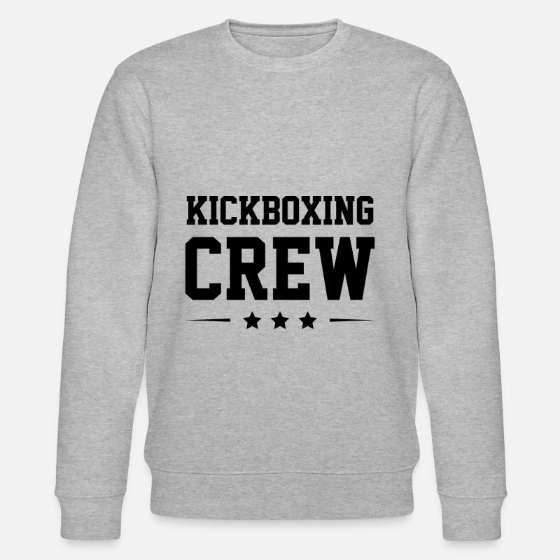 Kickboxing Crew - Stanley/Stella Unisex Bio-Sweatshirt CHANGER  - Grau meliert