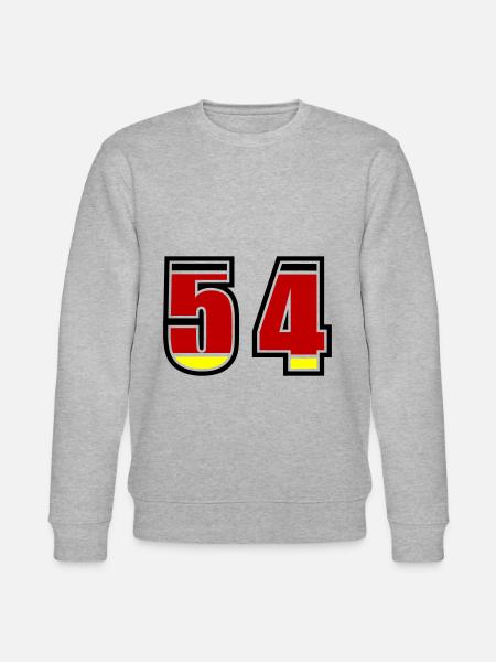 54 Number Germany Jersey - Stanley/Stella CHANGER Unisex Organic Sweatshirt - heather grey