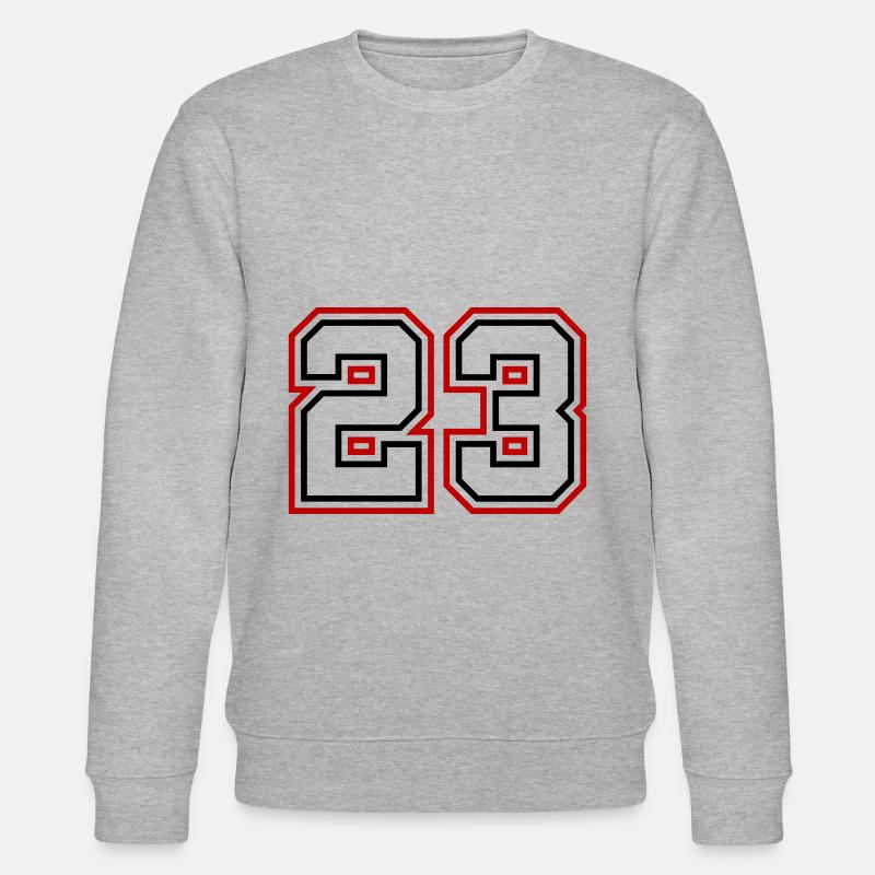 23 Numéro de numéro - Sweat bio CHANGER Stanley/Stella Unisexe - gris chiné
