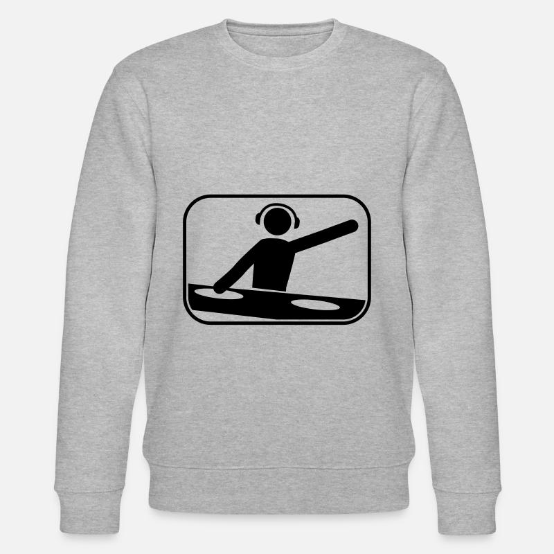 dj party - Stanley/Stella Unisex Bio-Sweatshirt CHANGER  - Grau meliert