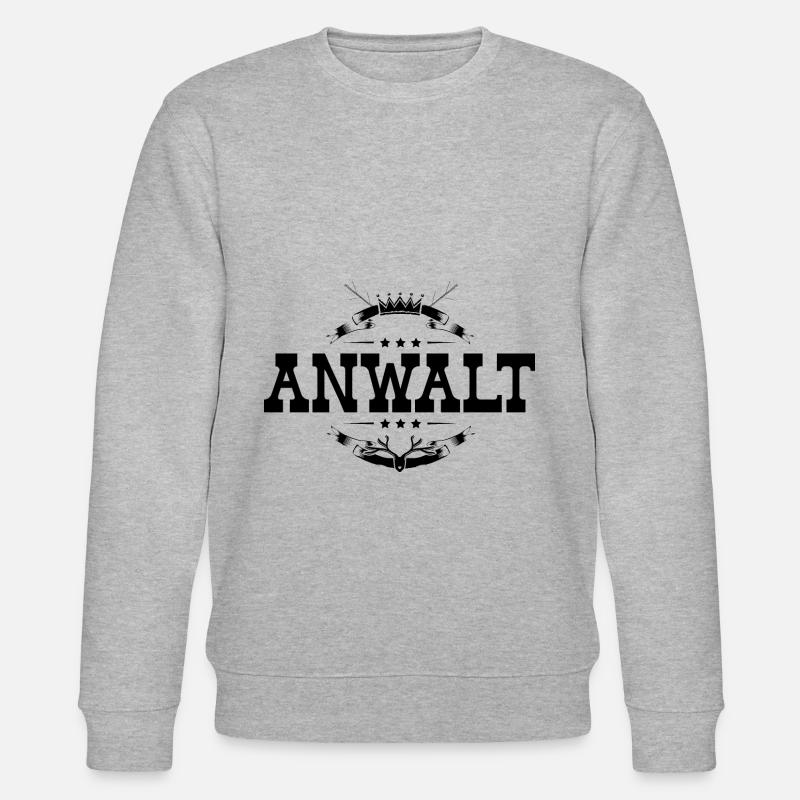 Anwalt Beruf - Stanley/Stella Unisex Bio-Sweatshirt CHANGER  - Grau meliert