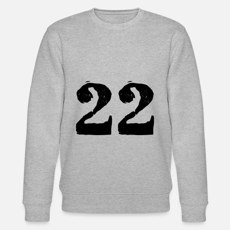 Maillot à 22 numéros - Sweat bio CHANGER Stanley/Stella Unisexe - gris chiné