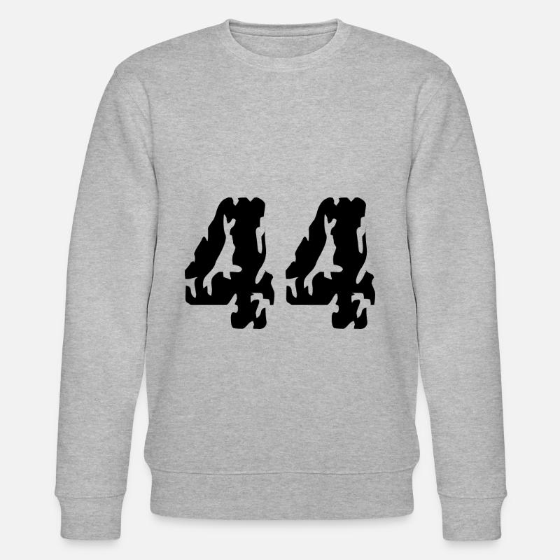 44 Maillot numéro - Sweat bio CHANGER Stanley/Stella Unisexe - gris chiné