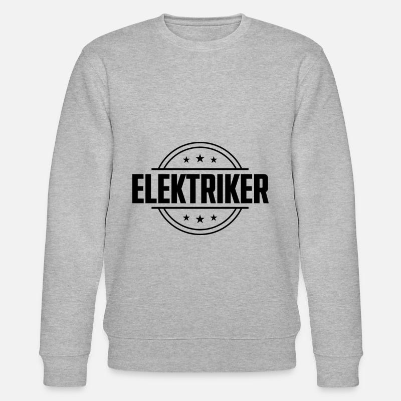 Elektriker Beruf - Stanley/Stella Unisex Bio-Sweatshirt CHANGER  - Grau meliert