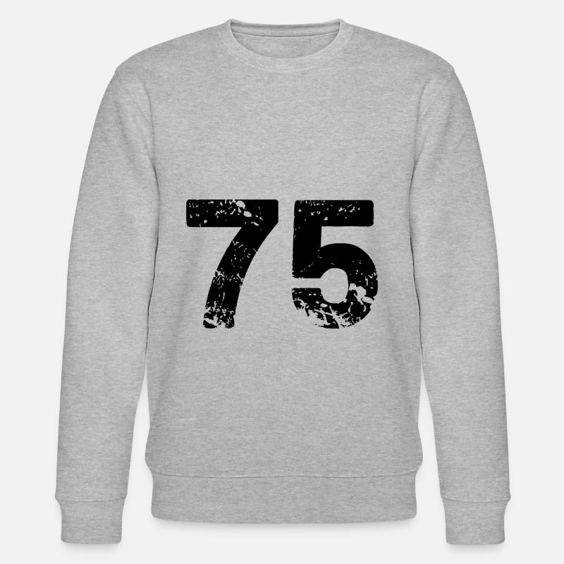 Maillot à 75 numéros - Sweat bio CHANGER Stanley/Stella Unisexe - gris chiné