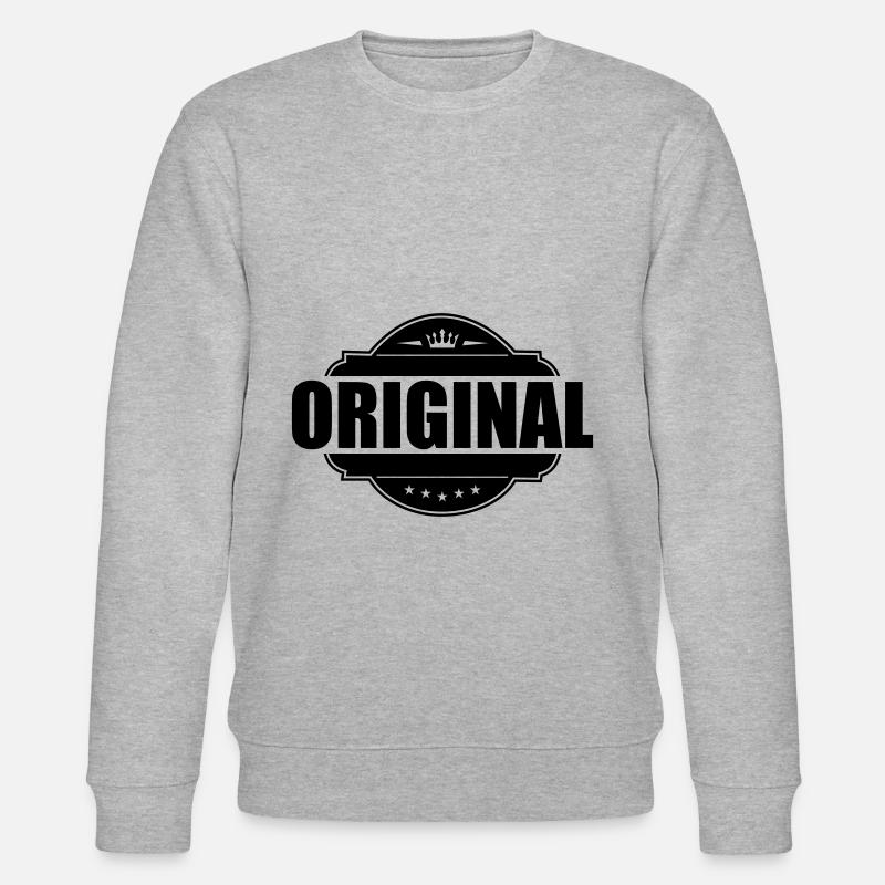 Original Emblem - Stanley/Stella Unisex Bio-Sweatshirt CHANGER  - Grau meliert