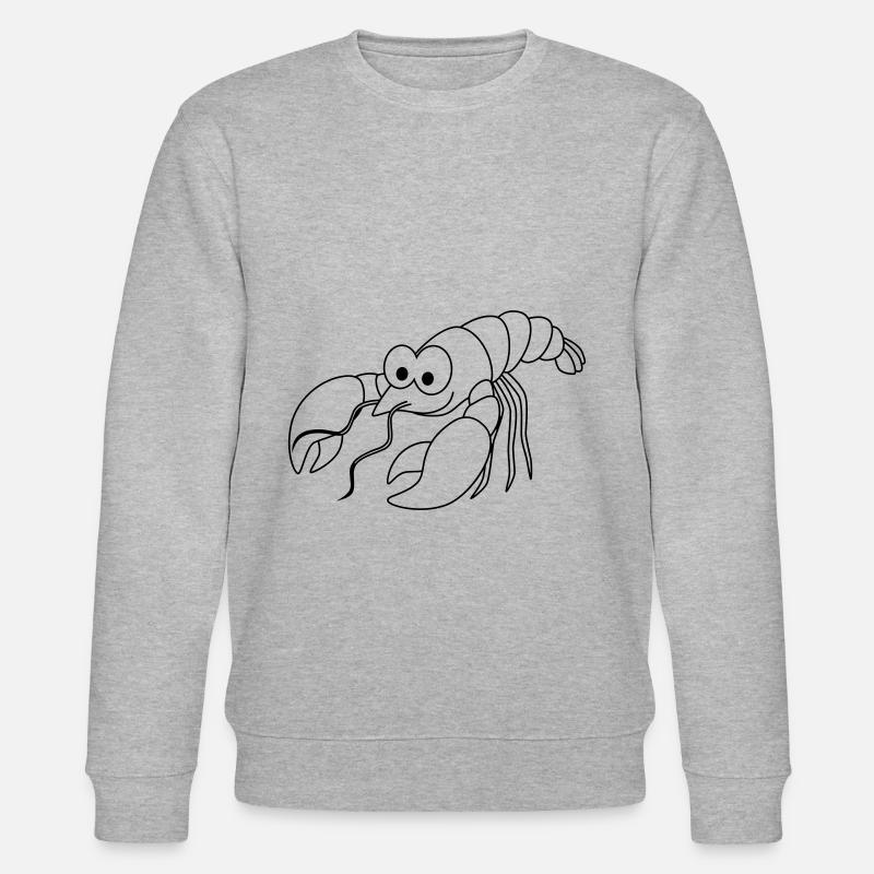 Hummer Comic Tier - Stanley/Stella Unisex Bio-Sweatshirt CHANGER  - Grau meliert