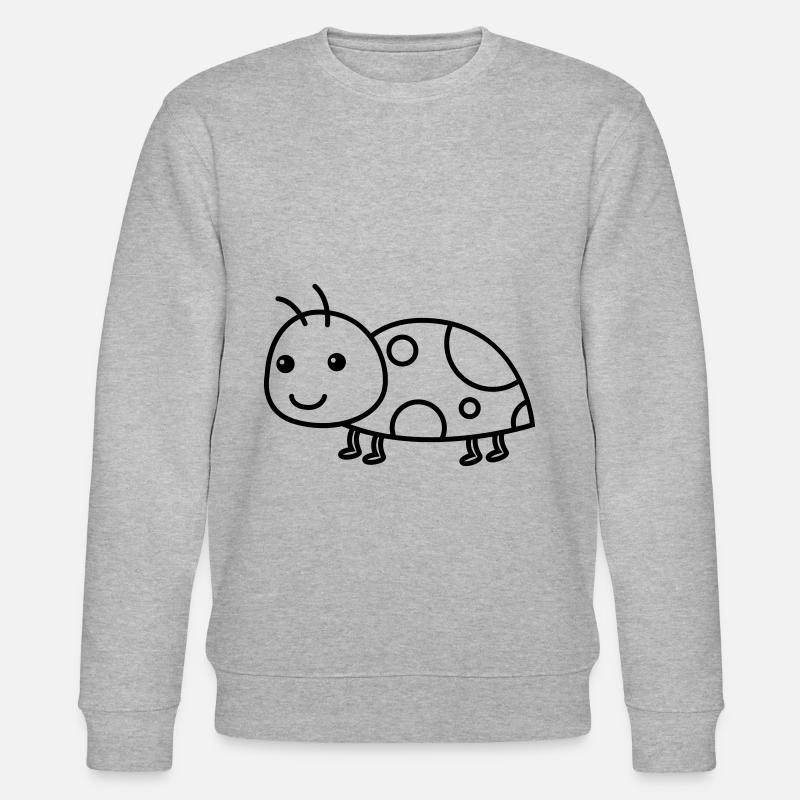 Coccinelle Comic Animal - Sweat bio CHANGER Stanley/Stella Unisexe - gris chiné