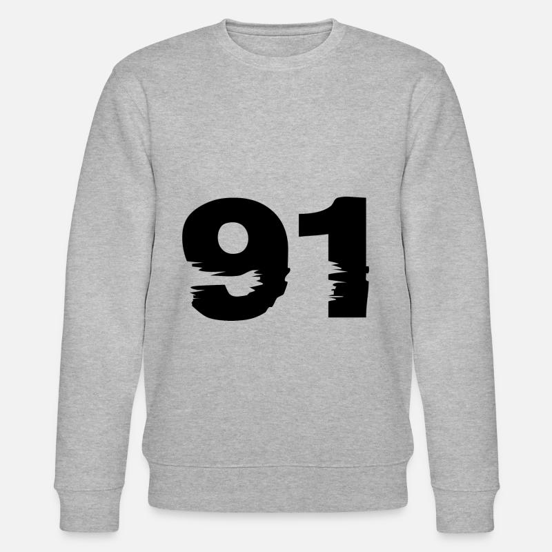Numéro 91 - Sweat bio CHANGER Stanley/Stella Unisexe - gris chiné