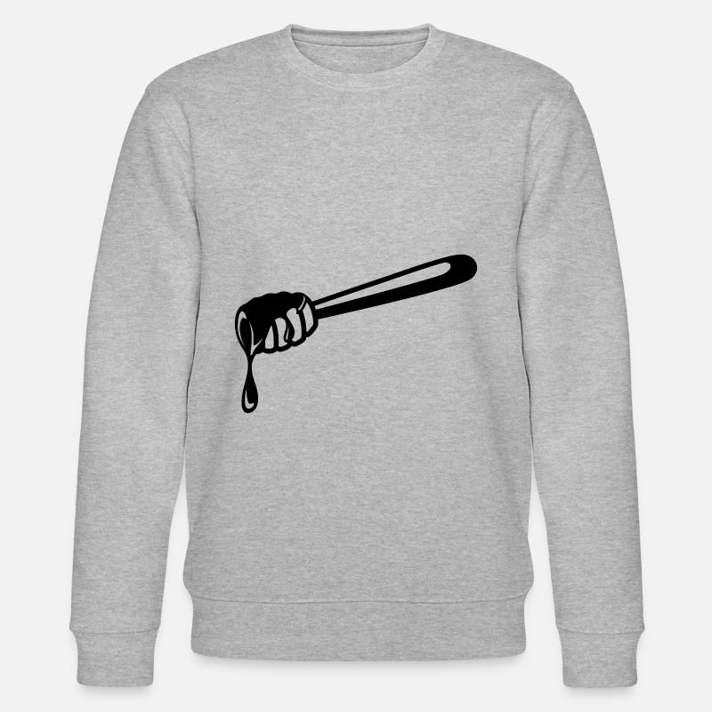 Stick chisel symbol beekeeper - Stanley/Stella CHANGER Unisex Organic Sweatshirt - heather grey