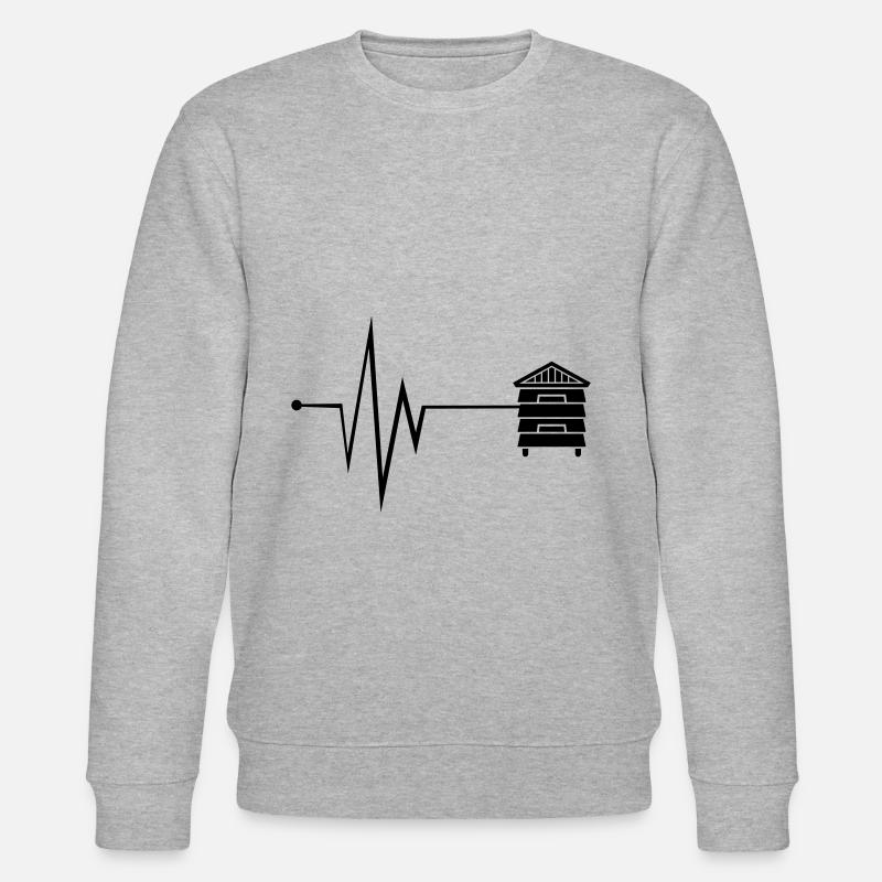 Honig Puls - Stanley/Stella Unisex Bio-Sweatshirt CHANGER  - Grau meliert