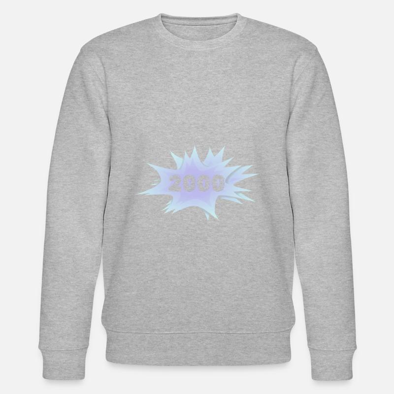 Sprechblase 2000 - Stanley/Stella Unisex Bio-Sweatshirt CHANGER - Grau meliert