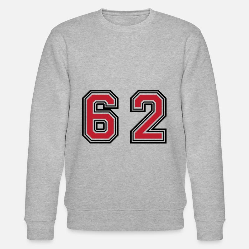 62 Symbole numérique - Sweat bio CHANGER Stanley/Stella Unisexe - gris chiné