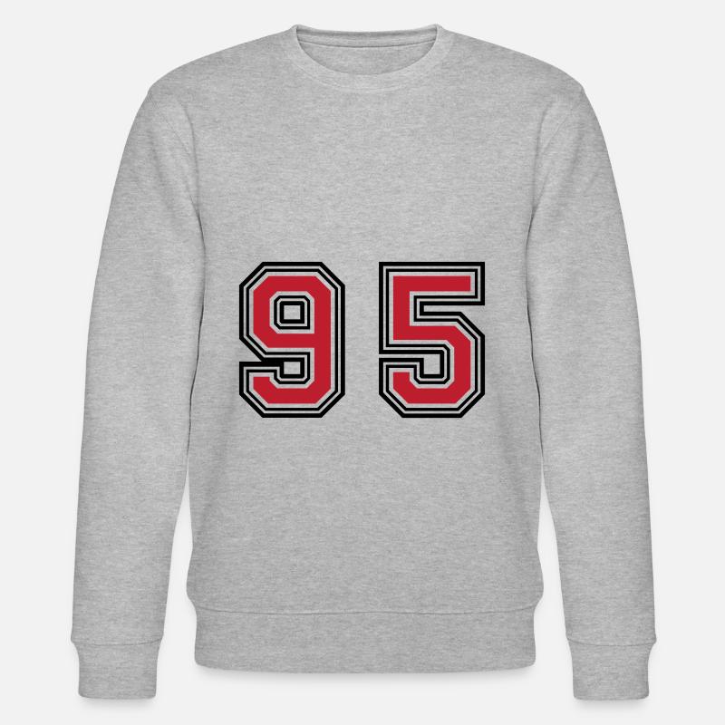 95 Symbole numérique - Sweat bio CHANGER Stanley/Stella Unisexe - gris chiné