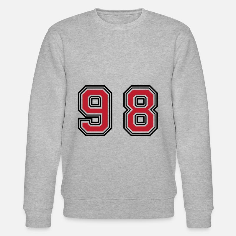 98 Symbole numérique - Sweat bio CHANGER Stanley/Stella Unisexe - gris chiné