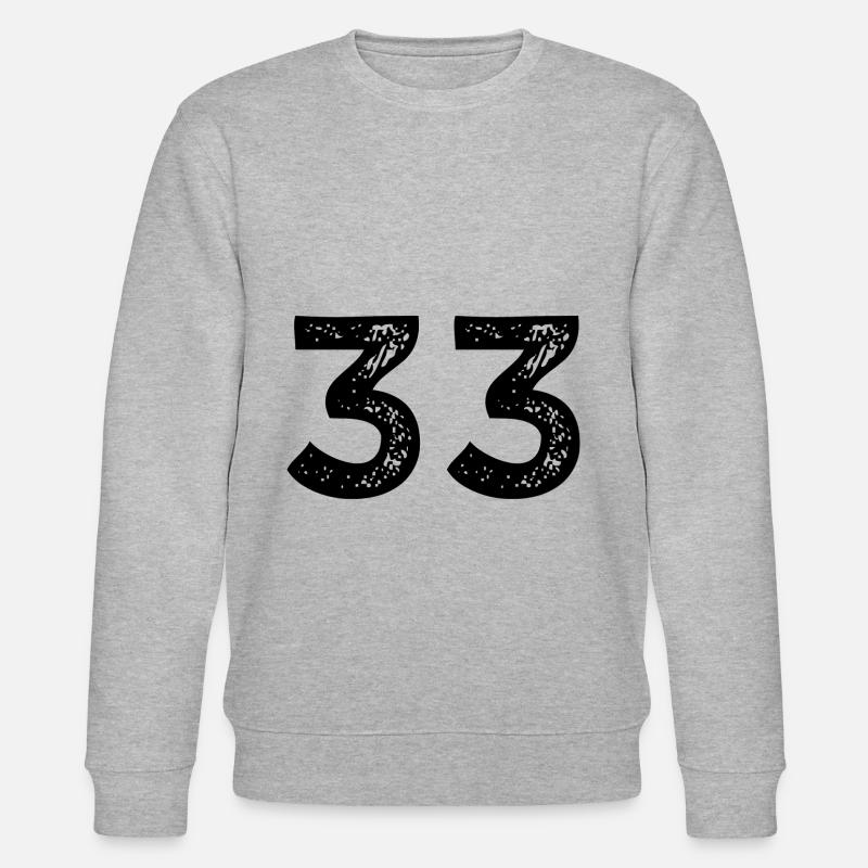 Maillot à 33 numéros - Sweat bio CHANGER Stanley/Stella Unisexe - gris chiné