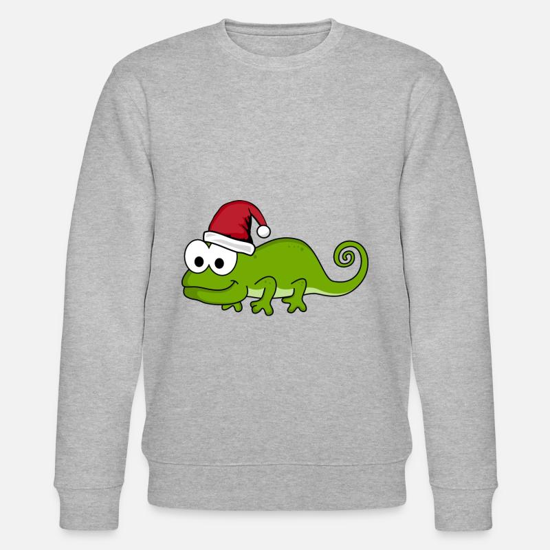 Caméléon Comic Christmas - Sweat bio CHANGER Stanley/Stella Unisexe - gris chiné