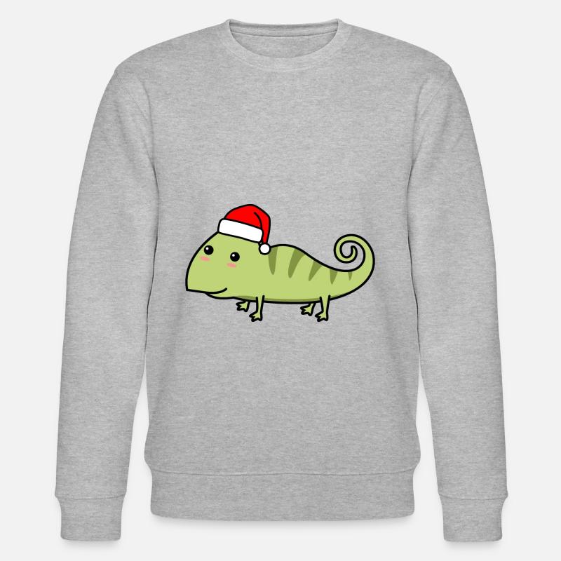 Caméléon Comic Noël Noël - Sweat bio CHANGER Stanley/Stella Unisexe - gris chiné