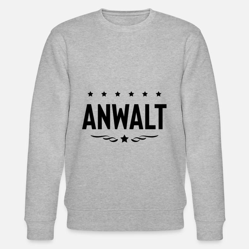 Anwalt Beruf - Stanley/Stella Unisex Bio-Sweatshirt CHANGER  - Grau meliert