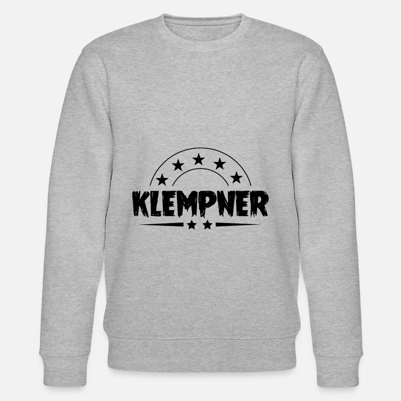 Klempner Beruf - Stanley/Stella Unisex Bio-Sweatshirt CHANGER  - Grau meliert