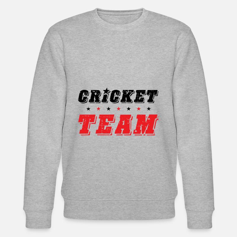 Cricket Team - Stanley/Stella Unisex Bio-Sweatshirt CHANGER  - Grau meliert