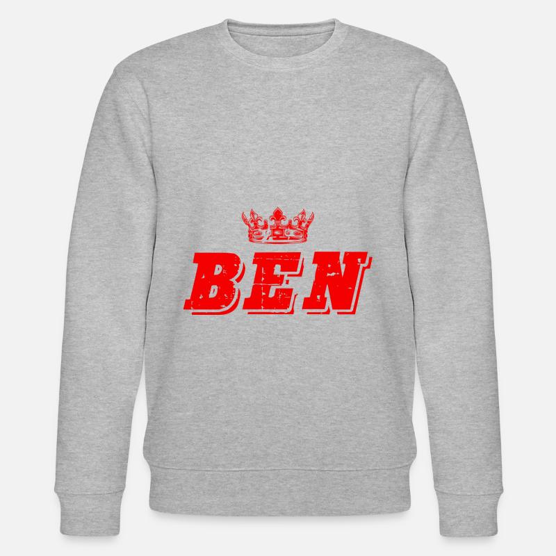 Ben - Stanley/Stella Unisex Bio-Sweatshirt CHANGER  - Grau meliert