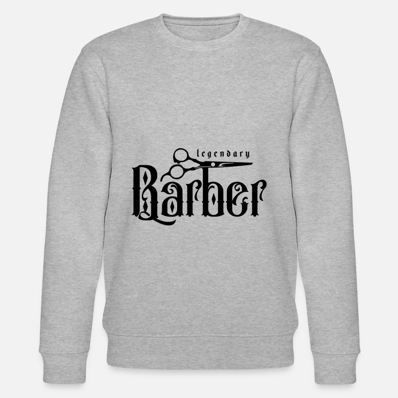 legendary barber - Stanley/Stella Unisex Bio-Sweatshirt CHANGER  - Grau meliert