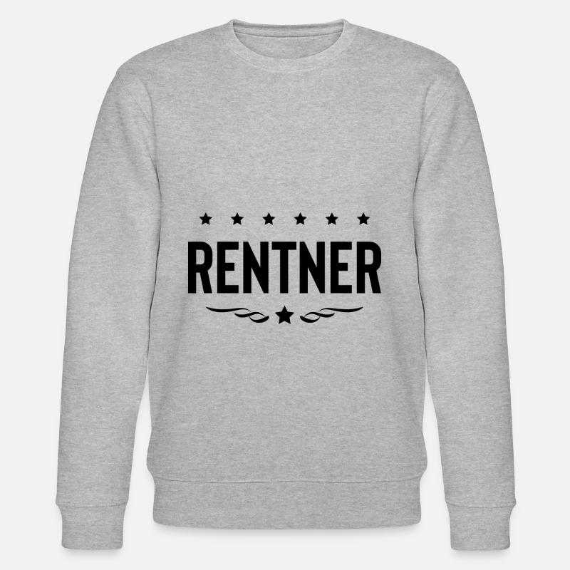 Rentner Rente - Stanley/Stella Unisex Bio-Sweatshirt CHANGER  - Grau meliert