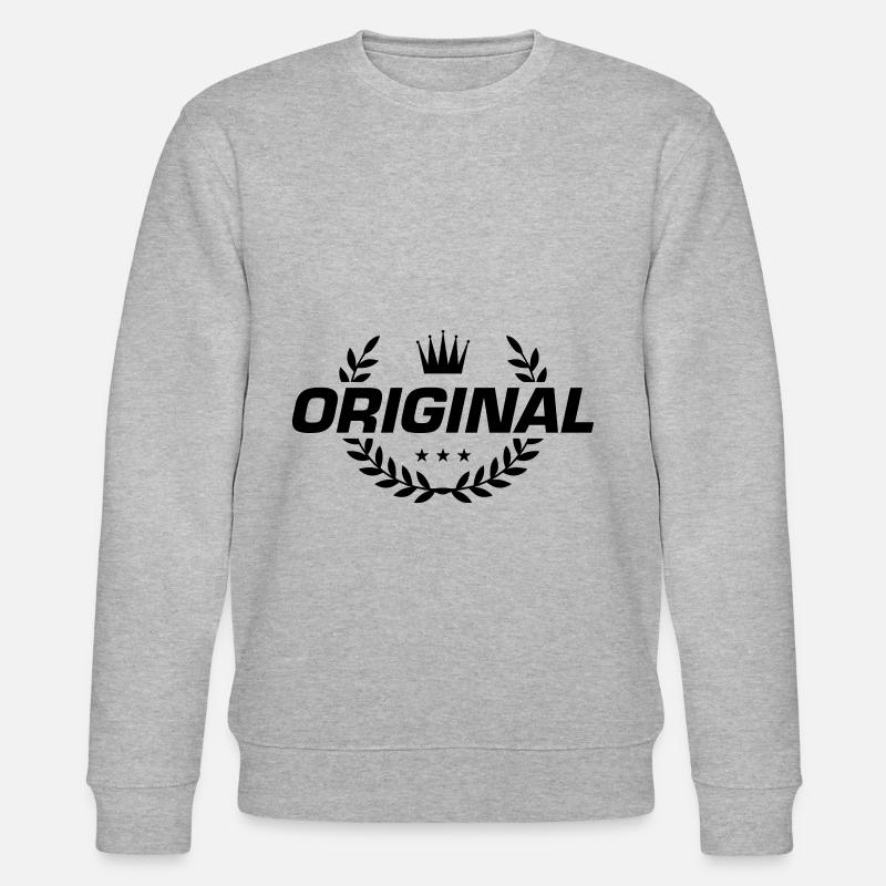 Original Emblem - Stanley/Stella Unisex Bio-Sweatshirt CHANGER  - Grau meliert