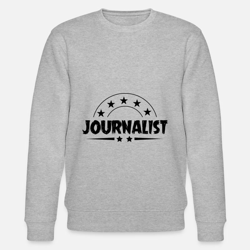 Journalist Beruf - Stanley/Stella Unisex Bio-Sweatshirt CHANGER  - Grau meliert