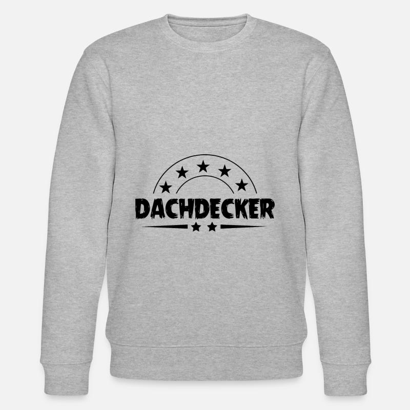 Dachdecker Beruf - Stanley/Stella Unisex Bio-Sweatshirt CHANGER  - Grau meliert